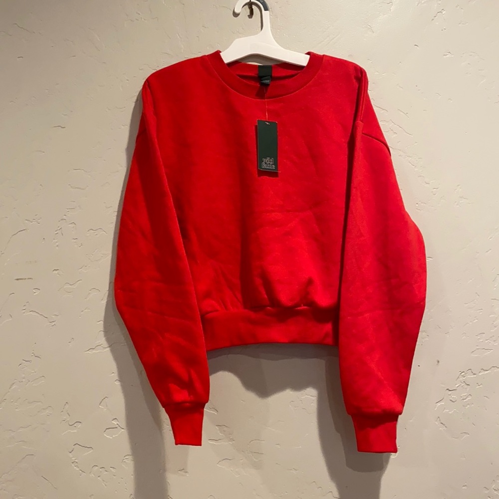 Red long sleeve shirt